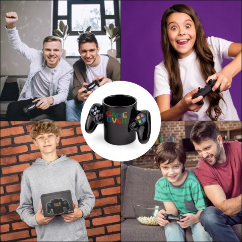 Kubek Pad dla Gracza - Game Over - dla komputerowca - taty - brat - męża Kubek Pad dla Gracza - Game Over - dla komputerowca - taty - brat - męża