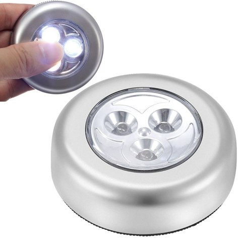 Lampka dotykowa bezprzewodowa samoprzylepna stick touch 3 led do szafy Lampka dotykowa bezprzewodowa samoprzylepna stick touch 3 led do szafy