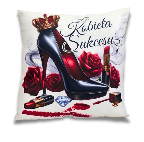 Poduszka KOBIETA SUKCESU SZPILKA 3335-K3 Poduszka KOBIETA SUKCESU SZPILKA 3335-K3