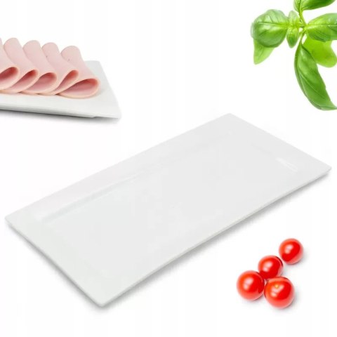 Półmisek 28 x 16cm talerz do serwowania wędlin podstawka prostokątny podłużny TR-22-230 Półmisek 28 x 16cm talerz do serwowania wędlin podstawka prostokątny podłużny TR-22-230