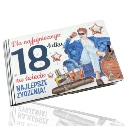 Pudełko na pieniądze banknotówka na 18 urodziny