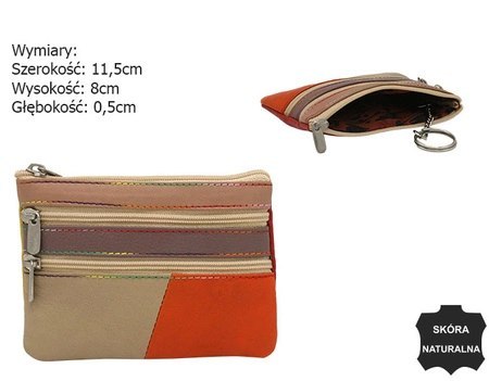 Skórzane etui na klucze K001-AGN-5236 MULTI Skórzane etui na klucze K001-AGN-5236 MULTI