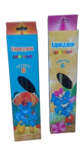 Kredki ołówkowe 6szt. | KR-704RP 607796 Kredki ołówkowe 6szt. | KR-704RP 607796