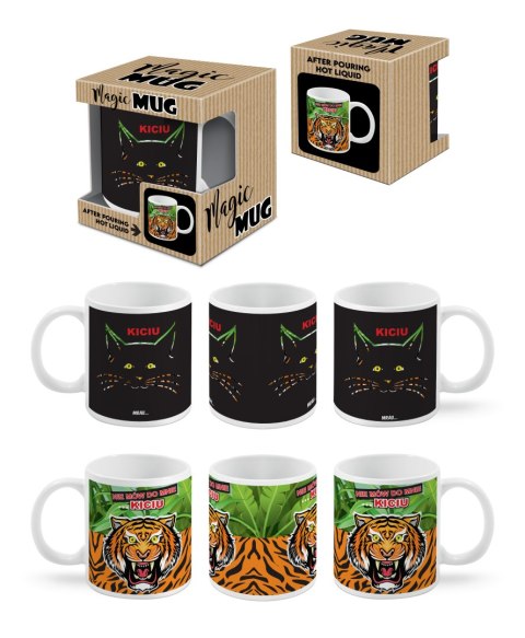 Kubek magiczny 300ml TYGRYS I KOT Kubek magiczny 300ml TYGRYS I KOT