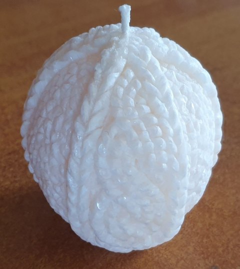 Świeca kula WOOL fi-85 Świeca kula WOOL fi-85