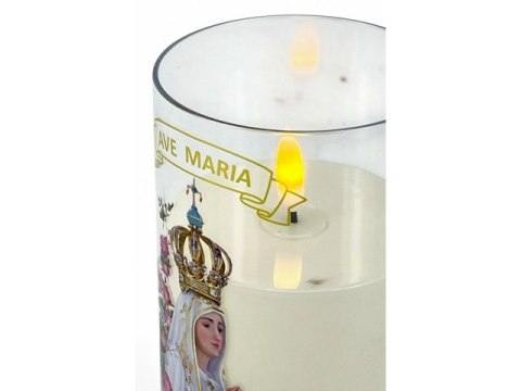 Świeczka led w obudowie z płomieniem - 12,5cm "Ave Maria" 41528 Świeczka led w obudowie z płomieniem - 12,5cm "Ave Maria" 41528