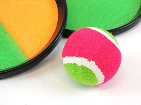 Zestaw do gry 'catch ball' 19cm siatka Zestaw do gry 'catch ball' 19cm siatka