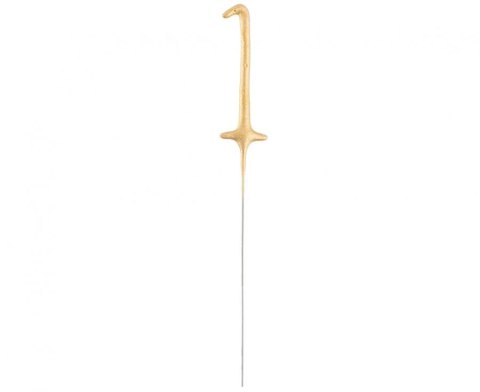 Złota cyfra 1 (zimny ogień) 17cm CS1921S-1 Złota cyfra 1 (zimny ogień) 17cm CS1921S-1