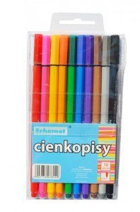 Cienkopis 10szt kolorowy 0.4mm 8149 Cienkopis 10szt kolorowy 0.4mm 8149