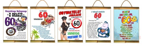 Dyplom URODZINY ''60'' dla Pana Dyplom URODZINY ''60'' dla Pana