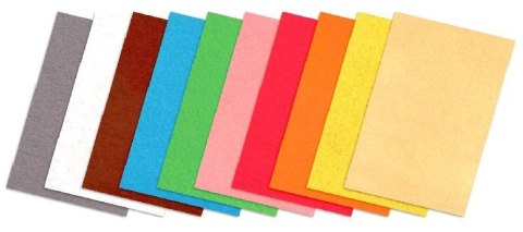 Filc 10szt. A4 kol. NEON | WKF-0444 Filc 10szt. A4 kol. NEON | WKF-0444