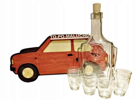 Karafka + 6 kieliszków MALUCH 30 urodziny Karafka + 6 kieliszków MALUCH 30 urodziny
