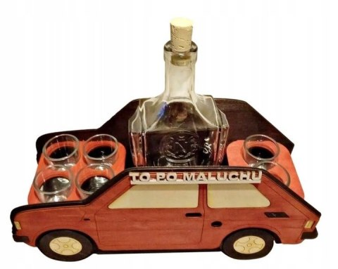 Karafka + 6 kieliszków MALUCH 40 urodziny Karafka + 6 kieliszków MALUCH 40 urodziny