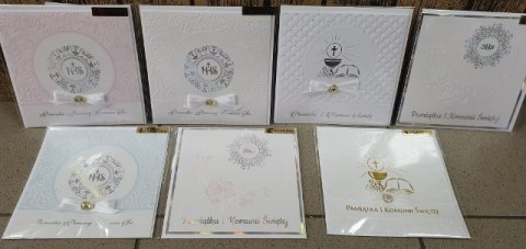 Karnet kwadrat PAMIĄTKA I KOMUNII ŚWIĘTEJ Karnet kwadrat PAMIĄTKA I KOMUNII ŚWIĘTEJ
