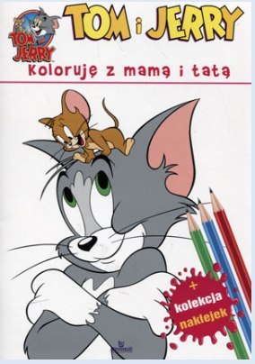Książeczka kolorowanka TOM I JERRY | 38130 Książeczka kolorowanka TOM I JERRY | 38130