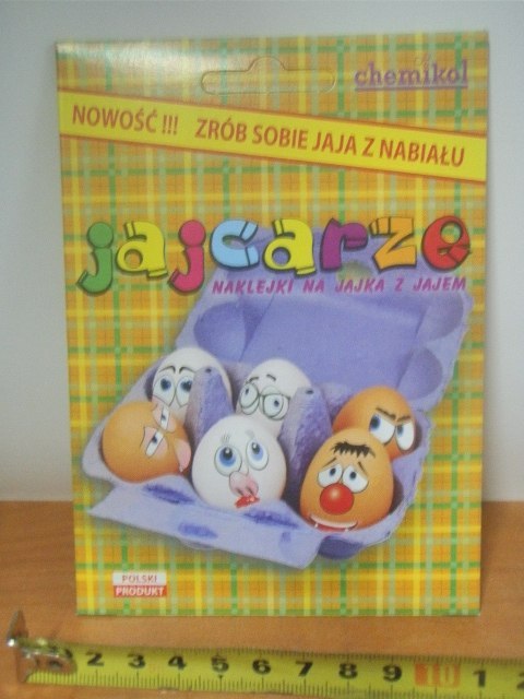 Naklejki na jajka z jajem JAJCARZE GL01LAW Naklejki na jajka z jajem JAJCARZE GL01LAW