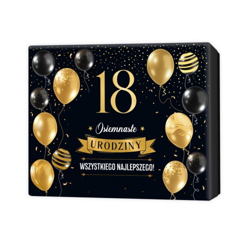 Pudełko z okazji 18 Urodzin na prezenty i upominki nr. 9 Pudełko z okazji 18 Urodzin na prezenty i upominki nr. 9