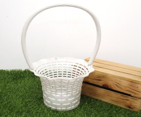 Kosz koszyk plastikowy ażurowy 41 x 29cm BIAŁY PLR-2402 Kosz koszyk plastikowy ażurowy 41 x 29cm BIAŁY PLR-2402