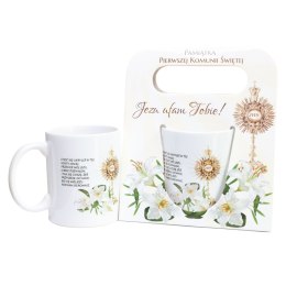 Kubek ceramiczny w ozdobnym opakowaniu 