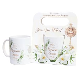 Kubek ceramiczny w ozdobnym opakowaniu 