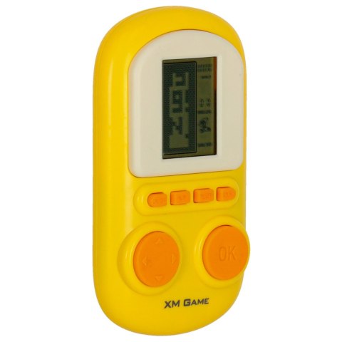 Gra elektroniczna zręcznościowa konsola przenośna żółta Gra elektroniczna zręcznościowa konsola przenośna żółta