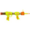 Pistolet na kulki karabin na piankowe naboje solidny dla dzieci gra 2w1 zielony