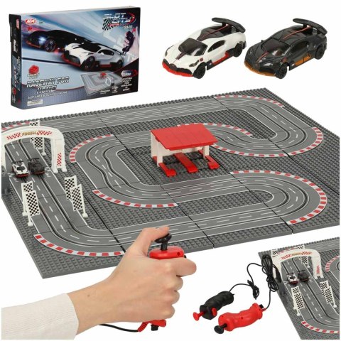 Tor samochodowy wyścigowy policyjny elektryczny klocki konstrukcyjne GD-03 Tor samochodowy wyścigowy policyjny elektryczny klocki konstrukcyjne GD-03