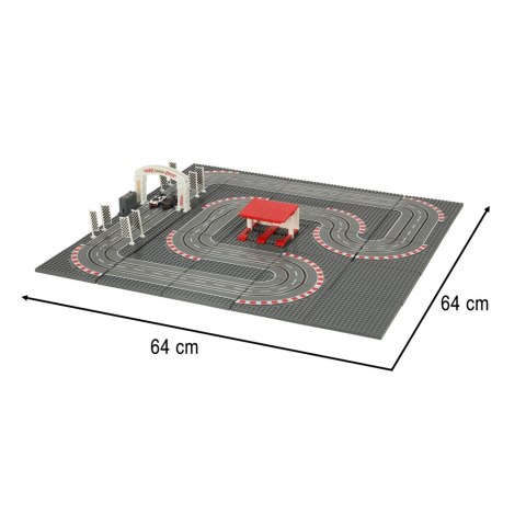 Tor samochodowy wyścigowy policyjny elektryczny klocki konstrukcyjne GD-03 Tor samochodowy wyścigowy policyjny elektryczny klocki konstrukcyjne GD-03