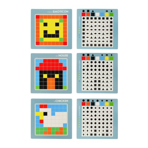 Układanka kreatywna logiczna klocki puzzle mozaika 175 elementów Układanka kreatywna logiczna klocki puzzle mozaika 175 elementów