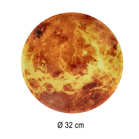 Zegar ścienny planeta mars z wyświetlaczem LED 32 cm pomarańczowy Zegar ścienny planeta mars z wyświetlaczem LED 32 cm pomarańczowy