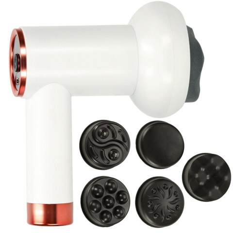 Pistolet do masażu masażer do pleców ciała pleców ujędrniający antycellulitowy bezprzewodowy wyszczuplający 5w1 Pistolet do masażu masażer do pleców ciała pleców ujędrniający antycellulitowy bezprzewodowy wyszczuplający 5w1