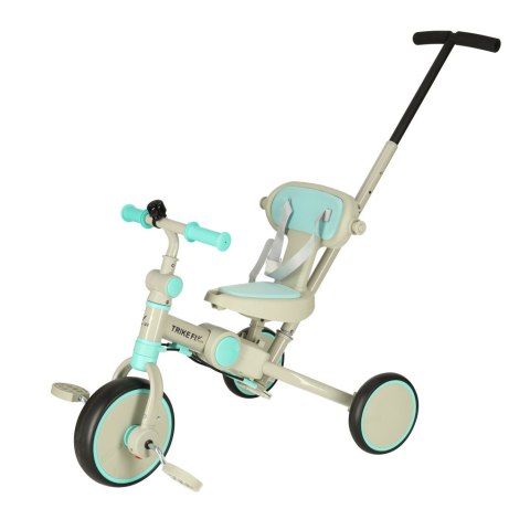 Rowerek trójkołowy TRIKE FIX V4 rower biegowy 6w1 daszek prowadnik pasy niebieski szary Rowerek trójkołowy TRIKE FIX V4 rower biegowy 6w1 daszek prowadnik pasy niebieski szary