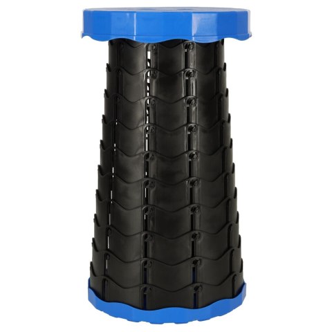 Krzesło składane taboret teleskopowy turystyczny przenośny niebieski 200kg Krzesło składane taboret teleskopowy turystyczny przenośny niebieski 200kg