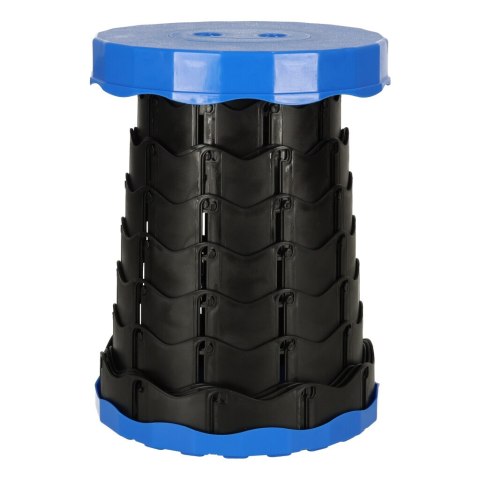 Krzesło składane taboret teleskopowy turystyczny przenośny niebieski 200kg Krzesło składane taboret teleskopowy turystyczny przenośny niebieski 200kg