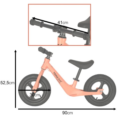 Rowerek biegowy Trike Fix Active X2 pomarańczowy Rowerek biegowy Trike Fix Active X2 pomarańczowy