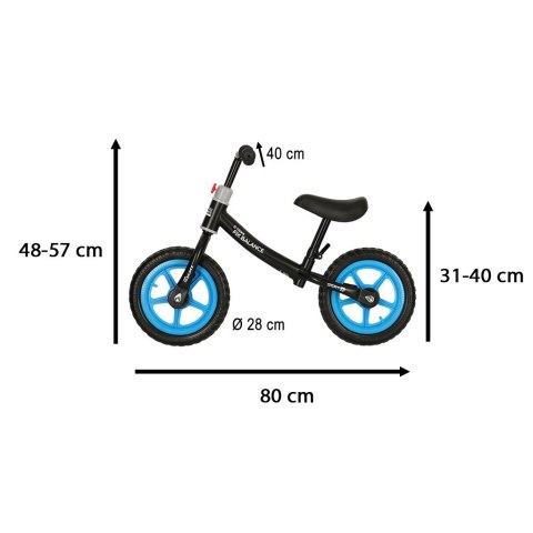 Rowerek biegowy Trike Fix Balance ultra lekki 1,8kg czarny niebieski Rowerek biegowy Trike Fix Balance ultra lekki 1,8kg czarny niebieski