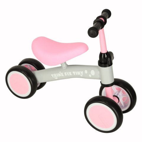 Rowerek biegowy Trike Fix Tiny jeździk chodzik 4 koła regulacja kierownicy różowy Rowerek biegowy Trike Fix Tiny jeździk chodzik 4 koła regulacja kierownicy różowy