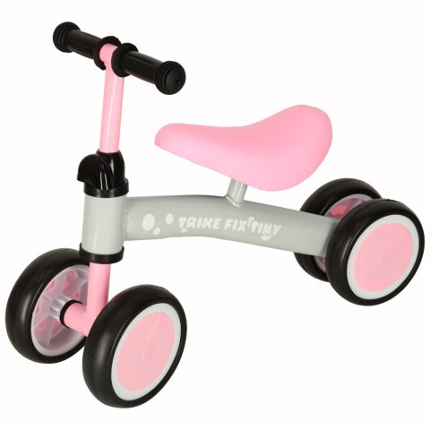 Rowerek biegowy Trike Fix Tiny jeździk chodzik 4 koła regulacja kierownicy różowy Rowerek biegowy Trike Fix Tiny jeździk chodzik 4 koła regulacja kierownicy różowy