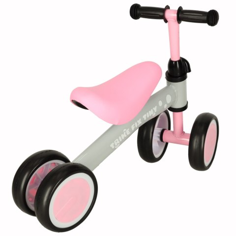 Rowerek biegowy Trike Fix Tiny jeździk chodzik 4 koła regulacja kierownicy różowy Rowerek biegowy Trike Fix Tiny jeździk chodzik 4 koła regulacja kierownicy różowy