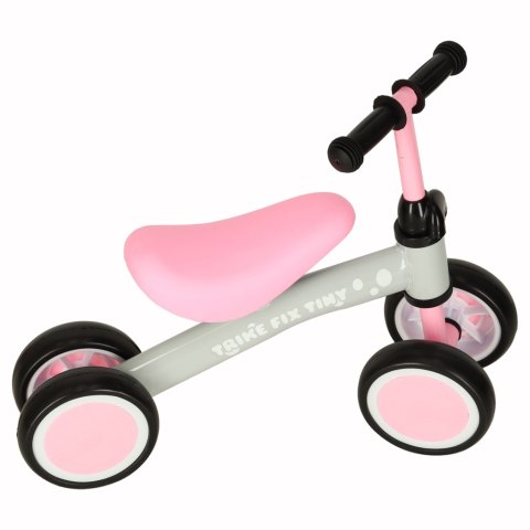 Rowerek biegowy Trike Fix Tiny jeździk chodzik 4 koła regulacja kierownicy różowy Rowerek biegowy Trike Fix Tiny jeździk chodzik 4 koła regulacja kierownicy różowy