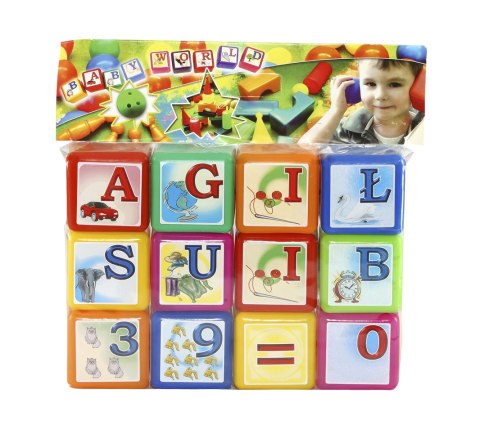 Klocki edukacyjne dmuchane 12elem. Klocki edukacyjne dmuchane 12elem.