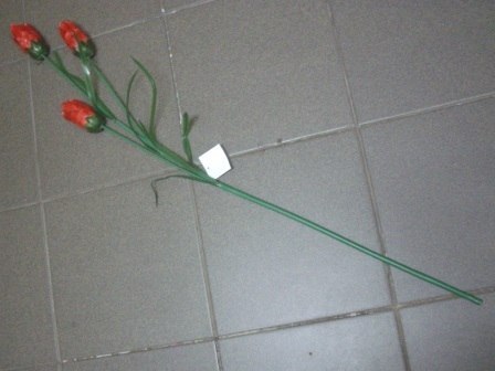 Kwiat sztuczny karczoch 3 pąki 100cm Kwiat sztuczny karczoch 3 pąki 100cm