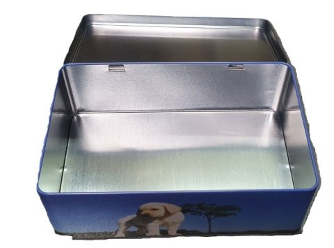 Puszka metalowa pies 13,5 x 20,5 x 7 cm Puszka metalowa pies 13,5 x 20,5 x 7 cm