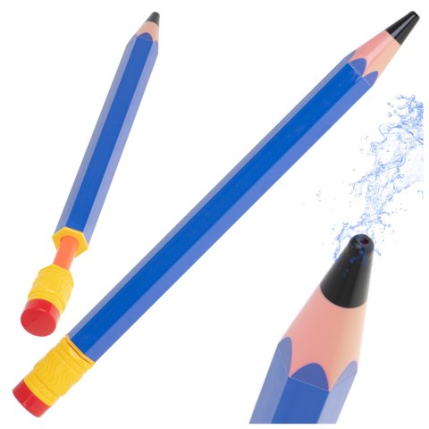 Sikawka strzykawka pompka na wodę ołówek 54-86cm niebieski Sikawka strzykawka pompka na wodę ołówek 54-86cm niebieski