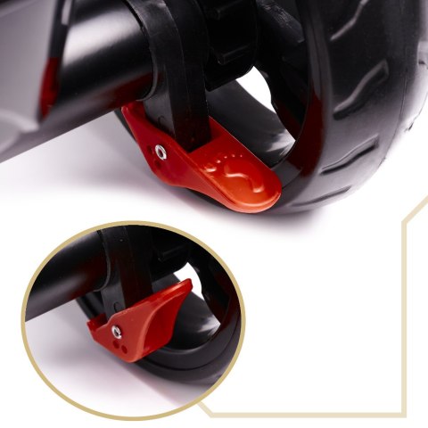 Rowerek trójkołowy Trike Fix Lite 3w1 z daszkiem obracany regulowany spacerówka prowadnik pasy granatowy Rowerek trójkołowy Trike Fix Lite 3w1 z daszkiem obracany regulowany spacerówka prowadnik pasy granatowy