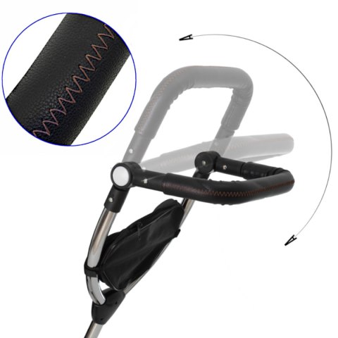 Rowerek Trójkołowy Trike Fix 3w1 z daszkiem obracany regulowany spacerówka prowadnik pasy V3 szary Rowerek Trójkołowy Trike Fix 3w1 z daszkiem obracany regulowany spacerówka prowadnik pasy V3 szary