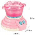 Klej żel kryształowy 3D crystal glue magiczna kuchnia szablony kreatywny zestaw 62 elementy różowy