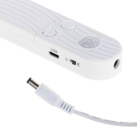 Taśma LED na baterie USB czujnik ruchu 2M ciepły biały Taśma LED na baterie USB czujnik ruchu 2M ciepły biały