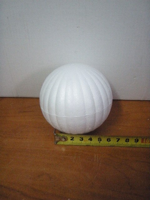 Kula 10szt. styropianowa dekorowana 2 8cm | 2507 Kula 10szt. styropianowa dekorowana 2 8cm | 2507