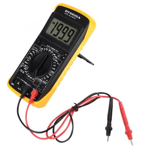 Miernik cyfrowy multimetr prądu LCD AC / DC wolt DT9205A Miernik cyfrowy multimetr prądu LCD AC / DC wolt DT9205A